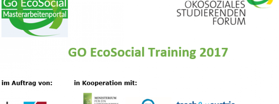 GO EcoSocial Training 2017